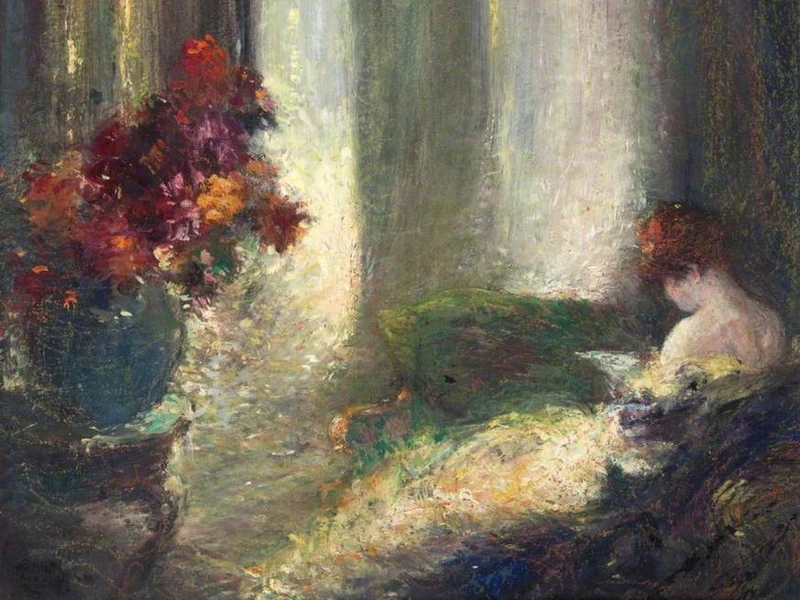 1867-Dudley Hardy - Il suo angolo preferito - Museo Nazionale di Cardiff